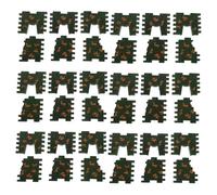 ARTSEWPLY 50pcs Realistic Crumbled Wall Bricks for Educational Sand Table Diorama Durable Material for Creative Storytelling and Role Playing Scenarios