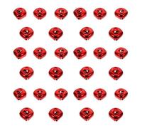 ARTSEWPLY 50Pcs Red 20Mm Christmas Bells Hanging Ornaments for DIY Xmas Decorations Festival Home Decorative Bells