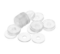 ARTSEWPLY 50Pcs Transparent Vinyl Sealing Gasket Washers Flat Multi Use Fastening Replacement for Shower Handle Screws Loose