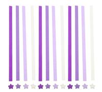 ARTSEWPLY 520 Sheets Purple Gradient Star Origami Paper Strips for Crafts Decorative Paper Stars for DIY Folding for Party and Art Projects