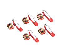 ARTSEWPLY 5pcs Baby Safety Pins Diaper Pins Multi-Purpose Clothes Brooches with Herbal Scent for Infants, Decorative Safety Fasteners Suitable for Baby Clothing and Cloth Diapers Random Color