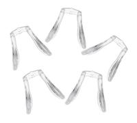 ARTSEWPLY 5pcs Children's Silicone Nose Pads for Glasses Replacement Single Hole Bridge Design, Breathable and Soft Anti-Slip Pads Eyewear Accessories for Comfortable Fit