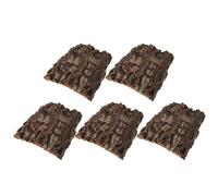 ARTSEWPLY 5pcs Cork Bark for Terrarium Fake Tree Bark Snake Hide Decor Lizards Frogs Spiders Climbing Hiding Terrarium Lizard Decor