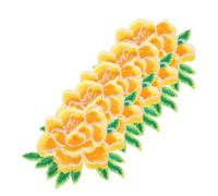 ARTSEWPLY 5Pcs Embroidered Iron Flower Patches for Clothes Repair and Decoration Sewing Appliques for Jeans Jackets Bags Hats Durable Wear Patches for Small