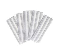 ARTSEWPLY 5pcs High Absorbency Reusable Microfiber Mop Pads Washable Self Adhesive Flat Mop Heads for Efficient Floor Cleaning Tiles