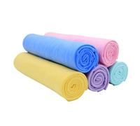 ARTSEWPLY 5pcs Pet Bathing Towels Super Absorbent Pva Shammies Soft Quick Dry Pet Towels for Dogs and Cats Machine Washable Cleaning Cloths Random Color
