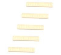 ARTSEWPLY 5pcs Plastic Mandolin Nuts for String Mandolin Guitar Replacement Accessories Smooth Polished Surface Easy to Install Guitar Saddle Bridge Nut