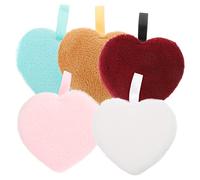 ARTSEWPLY 5Pcs Reusable Cleansing Powder Puff Makeup Cleaning Tools Soft Absorbent Facial Sponge for Deep Cleaning Mixed Color Makeup Remover and Toner Applicator