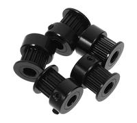 ARTSEWPLY 5Pcs Timing Belt Pulley Kit Black Printer Parts Drive Pulley for DIY Projects Compatible with Printers and Accessories