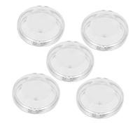 ARTSEWPLY 5pcs Transparent Eyelash Cases Durable Plastic Storage Boxes for False Eyelashes Portable Makeup Organizer for Travel for Friends and Family