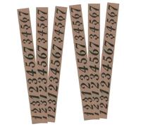 ARTSEWPLY 6 Sheets Tongue Drum Scale Stickers Removable Note Positioning Decals for Beginner Practice Interval Markings and Easy to Apply for Learning