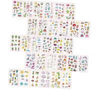 ARTSEWPLY 60 Sheets Temporary Body Stickers Cute DIY Decals for Party Favors Safe Face and Body Decoration with Lovely Creative Patterns