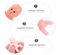 ARTSEWPLY 60pcs Mini Plastic Boy Girl for Shower Game with Diverse Skin Tones Safe Small Bathing for Water Broke Ice Cubes Fun Keepsake Favors for Guests