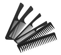 ARTSEWPLY 6pcs Anti-static Carbon Fiber Hair Cutting Combs Professional Barber Styling Tools Heat Resistant for Hair Cutting Dying Detangling