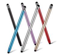 ARTSEWPLY 6pcs Capacitive Stylus Pen Lightweight Design Smooth Drawing Metal and Soft Silicone Material 2 Different Tip Sizes 7 Mm/5 Mm for Smartphones Touch Screen Devices Drawing