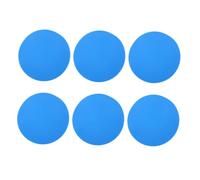 ARTSEWPLY 6pcs Non-slip Flat Disc Markers for Football Training Aids Agility and Speed Practice Rubber Spots for Indoor Outdoor Soccer Basketball Drills