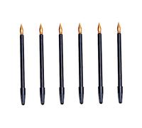 ARTSEWPLY 6pcs Scratch Painting Pens with Gold Head and Needle Dual Use Portable Handcraft Scratching Art Tools for Detailed Engraving and Repair Lightweight and Practical for Adults