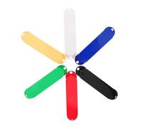 ARTSEWPLY 6pcs Single Coil Guitar Pickup Covers Closed No Shield Protector Lightweight Shell for Electric Guitar DIY Accessories Black White Yellow Blue Red Green