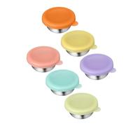 ARTSEWPLY 6Pcs Small Stainless Steel Sauce Containers with Lids Leakproof Dipping Cups for Soy Sauce Ketchup Salad Dressing Reusable Condiment Holders Lightweight and Portable for Home