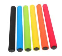 ARTSEWPLY 6pcs Sponge Relay Baton with Soft Cushioned Grip Lightweight Track Race Sticks for Outdoor Sports Safe Rounded Edges Relay Tools for Team Running Activities