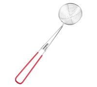 ARTSEWPLY 6PCS Stainless Steel Milk Tea Filter Colanders with Long Handles Fine Mesh Skimmer Spoons for Frying Straining Vegetables Dumplings and Solid Foods in Kitchen Cooking