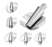 ARTSEWPLY 6pcs Universal Rolled Hem Presser Foot Set 3mm-8mm Metal Sewing Machine Binder Accessories for Home Sewing and Quilting