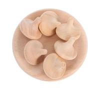ARTSEWPLY 6pcs Wooden Spinning Gyroscope for Handmade Montessori Educational Tops for Preschool Logic Development and Creative Painting Fun