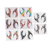 ARTSEWPLY 8 Pairs Eyeshadow Stickers and Self-adhesive Eye Decor Paste for Face Decoration Suitable for Festival Makeup and Party Looks