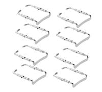 ARTSEWPLY 8 PCS Violin Chinrest Replacement Screws Silver Fittings with Reverse Thread for Quick Adjustment and Secure Fit Compatible with Various Violin Models