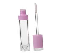 ARTSEWPLY 8ml Lip Gloss Containers 4pcs Wand Applicator Refillable Empty Lip Gloss Tube for DIY Samples Purple Color