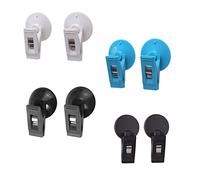 ARTSEWPLY 8pcs Car Suction Cup Clips Ticket Card Holders Adhesive Note Organizers for Windscreen and Dashboard Portable Vehicle Clip with High Load Capacity
