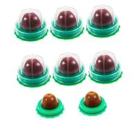 ARTSEWPLY 8PCS Catnip Vitamin Pudding Snacks for Kittens Safe Edible Cat Candy Balls Small Portable Treats to Tongue Movement and Prevent Furniture Biting Random Flavors