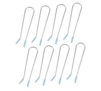 ARTSEWPLY 8pcs Hot Curler Securing Clips 1.9cm Hair Roller Clamp Replacement Heat Resistant for Styling and Volumizing Hair in Sky Blue