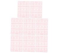 ARTSEWPLY 8pcs Non-slip Plastic Pet Cage Mats Rabbit Floor Mats with Drainage Holes Reusable Nesting Foot Cushions for Small Animals Bedding and Habitats