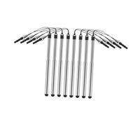 ARTSEWPLY 8Pcs Small Stylus Pens with Precision Touch and Lightweight Design Compatible with Navigation Systems and Tablets Black Plastic and Metal Retractable Capacitive Touch Screen Stylus