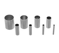 ARTSEWPLY 8pcs Stainless Steel Circle Cutters for Clay Round Metal Cutting Tools for Polymer Clay Crafting, Pottery, and Baking Decoration Sets