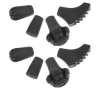 ARTSEWPLY 8pcs Trekking Pole Rubber Tips Replacement with Shock Absorbing Design for Id Walking Stick Caps Wear-resisting Non-slip Foot Protectors Enhancing Stability and Grip for Hiking and