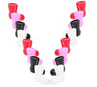 ARTSEWPLY 96pcs Mini Santa Boots Christmas Dollhouse Decorations Plastic Shoe Embellishments for DIY Craft Projects Table Centerpiece Ornament