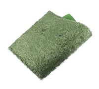 ARTSEWPLY Absorbent Fake Grass Mat for Reptiles Breathable Artificial Lawn Decor Moisture Moss Carpet for Turtle Frog Amphibian Habitat Protection and Comfortable Rest