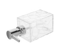 ARTSEWPLY Acrylic Hand Soap Dispenser 320ml Refillable Liquid Pump Bottle Compact Design for Bathroom and Kitchen Use, Multi-functional Lotion Dispenser Suitable for Small Bathrooms and Home