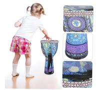 ARTSEWPLY African Hand Djembe Drum for Lightweight PVC Musical Instrument Beginner-friendly for Early Music Education and Creative Development