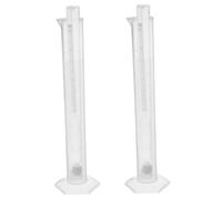 ARTSEWPLY Alcohol Measure Set 2 Sets with Plastic and Glass Hydrometers for Wine Making and Alcohol Testing, 100ml Capacity Measuring Cylinder, Precise Measurements for Homebrew and Brewing