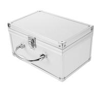 ARTSEWPLY Aluminum Alloy Portable Tool Box Organizer with Handle Heavy-duty Storage Case for Craftsman Tool Chest Garage Equipment and DIY Projects Compact Multi-compartment Design