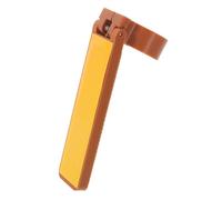 ARTSEWPLY Anti-fall Walking Stick Holder Cane Safety Clip for Mobility Scooters and Rollators, Brown Crutch Holder with Reflective Cane Hook, Stable Walking Stick Rest for Daily Use