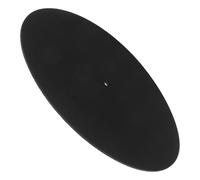 ARTSEWPLY Anti-static Felt Record Player Mat Slipmat Turntable Pad for Vinyl Records Noise Reduction Universal Protective Cushion Black