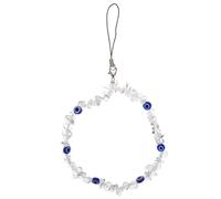 ARTSEWPLY Beaded Phone Charm Strap Natural Crystal Mobile Phone Lanyard Lightweight Wrist Chain for Office School Outdoor Travel with Comfortable Smooth Surface