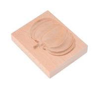 ARTSEWPLY Beech Wood Pumpkin Cookie Molds Nonstick Harvest Biscuit Stamps Easy Use Baking Tools for Thanksgiving Halloween Christmas DIY Holiday Treats