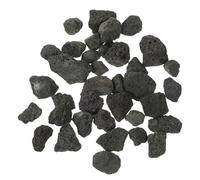 ARTSEWPLY Black Lava Rock Aromatherapy Stones 500g Pack, 2-3cm Natural Volcanic Fish Tank Decor and Flowerpot Landscaping Gravel for Aquarium Scenery