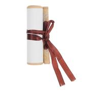 ARTSEWPLY Blank with Wooden Rods Xuan Rice Paper Scroll Tear-Resistant and Compatible with Brushes or Pens for Chinese Calligraphy and Painting for Wedding Vows and Home Decor Drawing