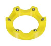 ARTSEWPLY Bowling Ball Holder Stand 360° Rotating Spinner with Non-slip Yellow Cup and Silent Bearing Roller for Home Bowling Accessories and Training Aid